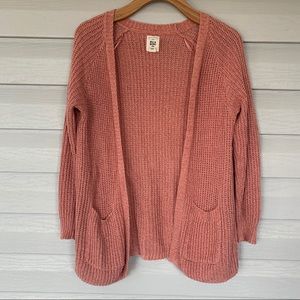 Billabong Pink Cardigan Small